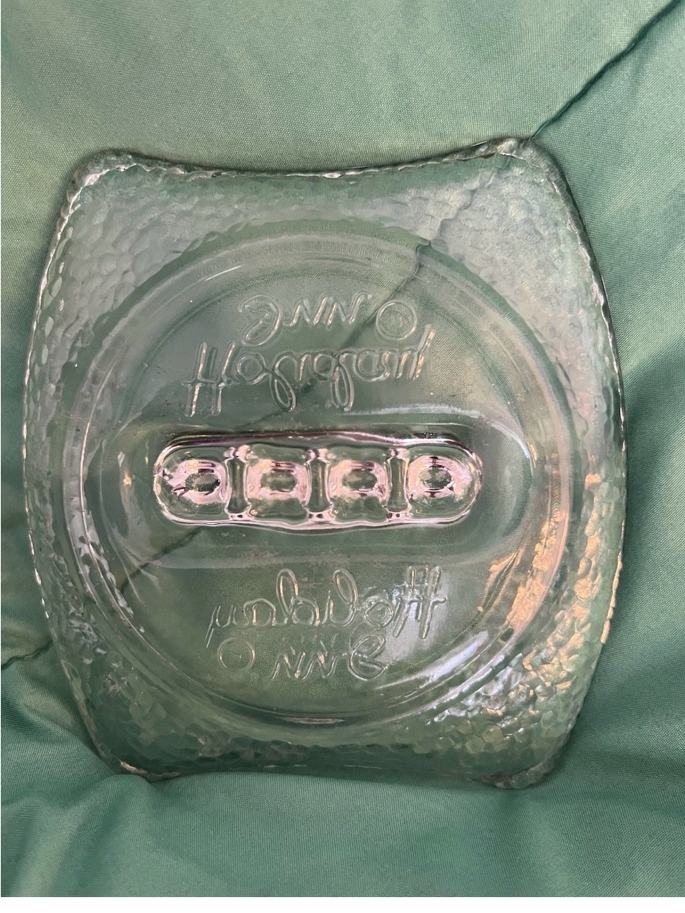 Vintage glass Holiday Inn ashtray